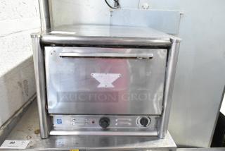Bakers Pride MOS2E Stainless Steel Commercial Countertop Electric Powered Pizza Oven w/ Cooking Stones. 208/240 Volts. - Item #1197810