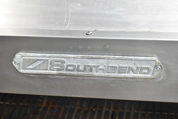 Southbend stainless steel commercial cheese melter with visible brand logo. Durable, used condition, ideal for professional kitchens.