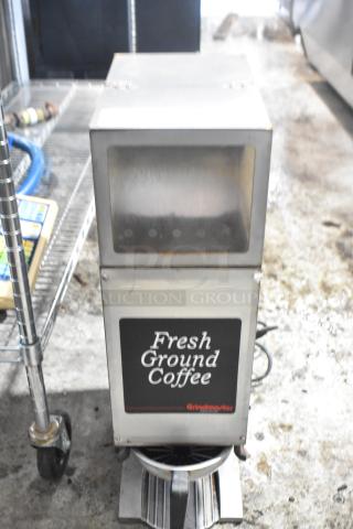 Grindmaster 115 Stainless Steel Commercial Countertop Coffee Bean Grinder. 115 Volts, 1 Phase. - Item #1197826