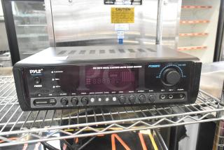 Pyle PT390BTU Digital Home Theater Bluetooth Stereo Receiver, 300 watts, AM/FM, USB/SD inputs, audio controls, excellent condition.
