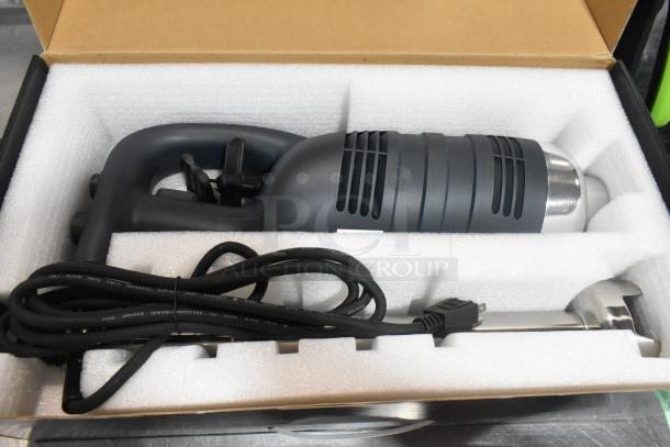BRAND NEW SCRATCH AND DENT! 2024 AvaMix 928IBHD18 18" heavy-duty immersion blender, 1 1/4 hp, variable speed, 120V, with box.
