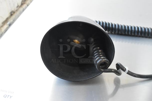 BRAND NEW ServIt 423HLR85CH retractable cord ceiling mount heat lamp with chrome dome. Scratch and dent condition evident.