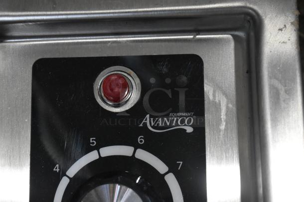 Brand new Avantco 177TM12B top mount drop-in hot food well, scratch and dent, 208 volts, 1 phase, with drain.