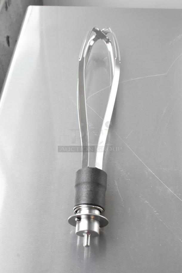 BRAND NEW VitaMix VM0224A immersion blender whisk head, scratch and dent condition, stainless steel, includes 2 whisk heads.