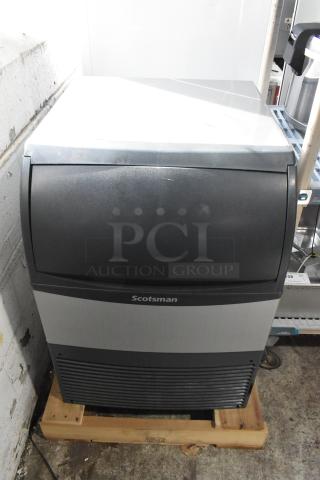 BRAND NEW SCRATCH AND DENT! 2024 Scotsman UC2024SA-1A Stainless Steel Undercounter Small Cube Ice Machine - 227 lb. 115 Volts, 1 Phase. - Item #1197898