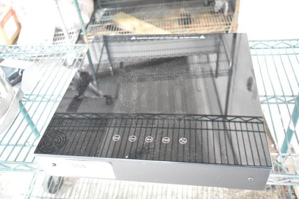 BRAND NEW 2024 Avantco 177ICW300 16" Black Induction Warmer, 120 Volts, 1 Phase. Minor scratches, clearly visible controls.