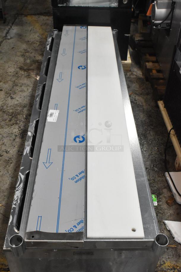 BRAND NEW Eagle HT5-NG stainless steel steam table, five pans, natural gas, 17,500 BTU, scratch and dent condition.