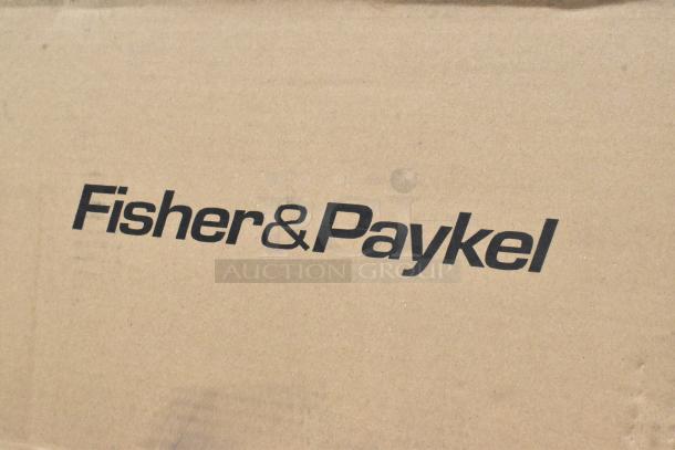 Fisher & Paykel refrigerator door panel box; brand new, scratch and dent model 346854, SKSPK480FM.