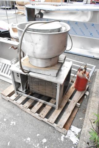 4 Various Items Including VXD33 Metal Commercial Mushroom Exhaust Hood, Ice Head, Kitchen Knight II PCL-160 Fire Suppression Tank. 4 Times Your Bid! - Item #1197941
