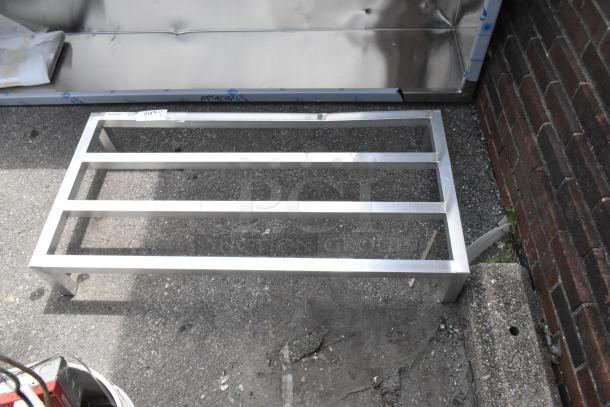Brand new Regency 600DUN24488 aluminum dunnage rack, 48"x24"x8", 1780 lb capacity, scratch and dent condition.