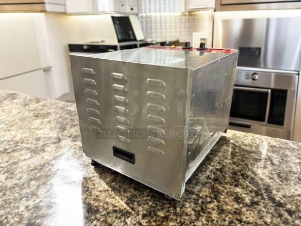Avantco CFD10 ten-tray stainless steel food dehydrator, amazing condition, removable door, 120V, fully tested and working.