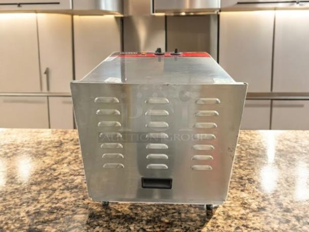 Avantco CFD10 stainless steel food dehydrator with removable door, 10 trays, excellent condition, 120V, fully tested.