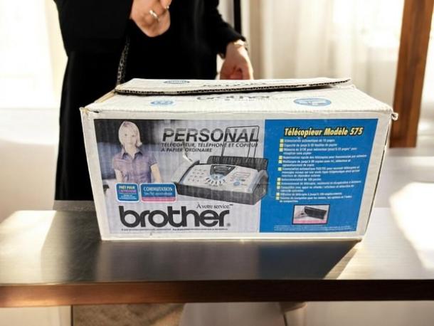 Brother FAX-575 Personal Fax, Phone, Copier in original box; fully tested, working. Model 575. Excellent condition.