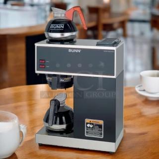 Awesome Condition - Bunn 33200.0017VPR Pourover Coffee Brewer With Two Warmers - Fully Tested & Working! - Item #1197686