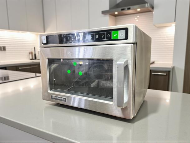 Menumaster by Amana MDC182 microwave oven, high volume, stainless steel, excellent condition, 208-240V, 1800W, tested.