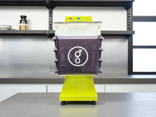 Good Nature CT-7 Commercial Cold Press Juicer, used, lime green, tested and working, 115v.