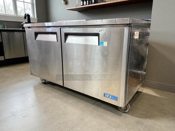 Turbo Air MUR-60-N 60in undercounter cooler, stainless steel, 15.5cf capacity, in great condition, tested and working.