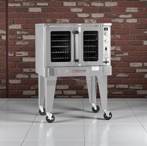 Southbend GB/15SC Marathoner Gold Series single deck gas convection oven, tested & working, in great condition.