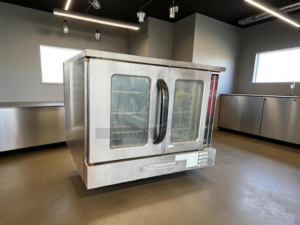 Southbend GB/15SC Marathoner Gold Series gas convection oven, stainless steel, single deck, tested, doors with windows.