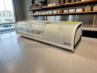 OMCAN RS-CN-0042-S 46-inch sushi showcase, 42L capacity, 115v, tested and working, excellent condition, item 39553.