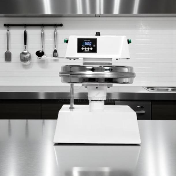 Proluxe DP2350S 17" automatic pizza dough press in great condition, tested and working, 208V 1PH.