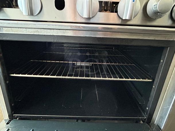 Imperial Range IR-6NG, 36" natural gas, 6-burner with 26.5" oven. 227,000 BTU, tested and working, great condition.