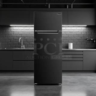 Magic Chef 7.3 cu. ft. black mini fridge with freezer, good condition, tested and working. Two-door, 115v.