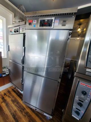 Winston Industries CVAP Holding Cabinet 4000A-Series, Model HA4522GE, on casters, 1 PH, 120V, 19.1A, 60Hz, stainless steel.