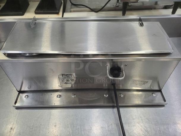 Server DI-3 3 Qt. Triple Cone Dip Warmer, 180 W, stainless steel, with power cord, Model DI-3.