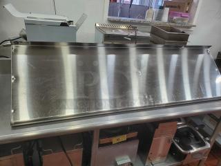 Gridmann stainless steel wall mount shelf; sleek, durable; minor surface scratches; ideal for kitchens; easy installation.