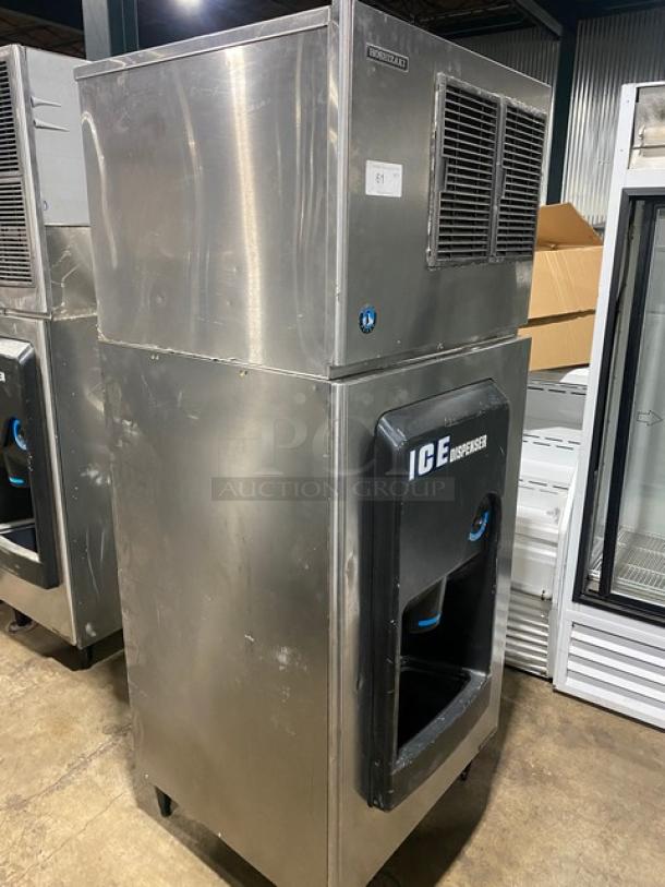 Hoshizaki Commercial Ice Dispenser, Model KML-325MAJ, Series H03574L, stainless steel, 115V, Phase 1.