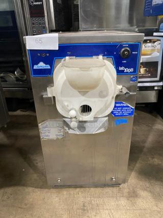 Carpigiani Lab 100B Series Commercial Stainless Steel Electric Powered Air-Cooled Countertop 4 Qt. Ice Cream/Frozen Yogurt/Gelato Batch Freezer! Model: LB100/B SN: IC23673! 208V 1 Phase! - Item #1199585