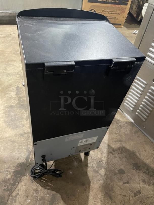Perfect Servings 5-flavor beverage dispenser, model UV-PSPD-5-AV-NL-T-B, with 5 hoppers. Black, electric, used condition.