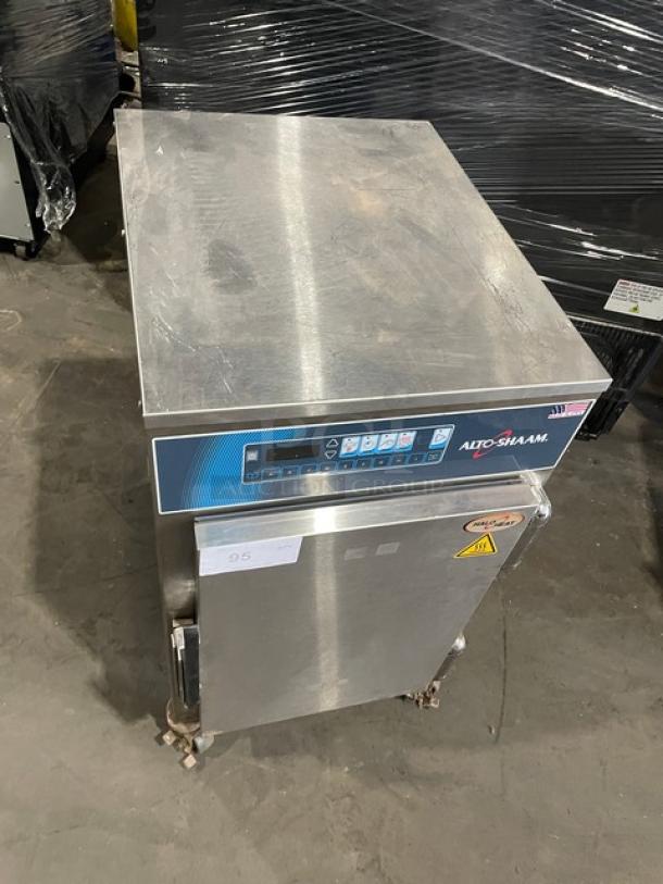 Alto-Shaam 2018 Halo Heat Series undercounter oven, model 500-TH/III, stainless steel, digital controls, on casters.