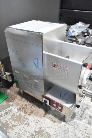 Estella 348PEM4 Commercial 4 lb. Stainless Steel Pasta Extruder, scratch and dent, 120V, 1 Phase, new.