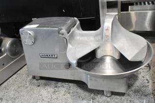 Hobart 84186 metal commercial countertop buffalo chopper, 115V, 1 phase. Features include stainless steel body and spacious bowl.