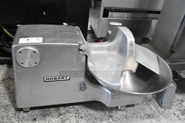 Hobart 84186 metal commercial buffalo chopper, 115V, 1 phase. Features durable metal construction, visible Hobart label.