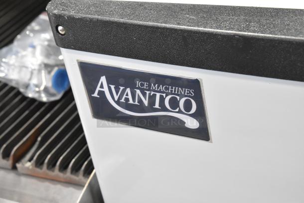 Brand new Avantco 194MCH430A stainless steel commercial ice machine, scratch and dent, 400 lb capacity, 115V, 1 phase.
