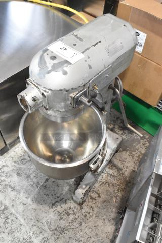 Hobart A 200 Metal Commercial Countertop 20 Quart Planetary Dough Mixer w/ Metal Mixing Bowl. 115 Volts, 1 Phase. - Item #1198321