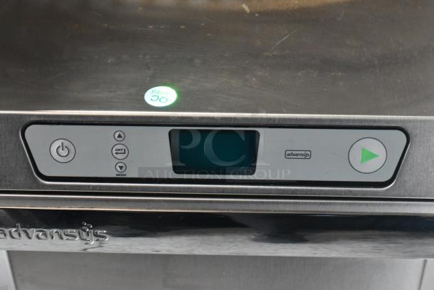2016 Hobart LXER stainless steel undercounter dishwasher, digital control panel, 120/208-240V, 1 phase, used condition.