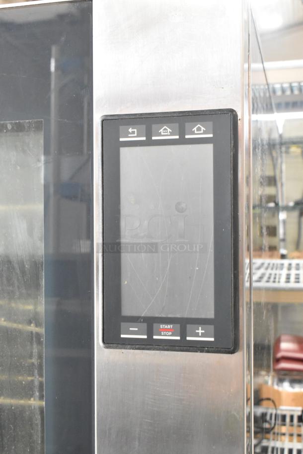 2018 Cadco Unox XAVC-10FS-GPR Stainless Steel Combi Oven, touchscreen control panel, 49,260 BTU, commercial grade.