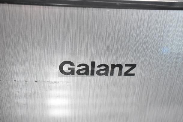 Galanz GL43S5 Mini Cooler, stainless finish, 115 Volts, 1 Phase, visible Galanz logo. Appears in good condition.