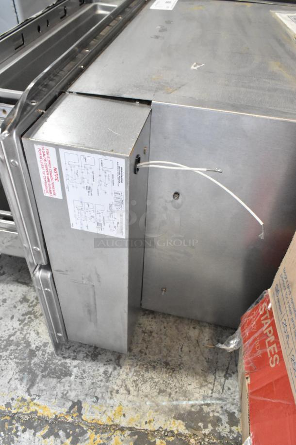 BRAND NEW Wells RW26HD Stainless Steel Commercial 2 Drawer Warming Drawer with scratches. 120V, 1 Phase.