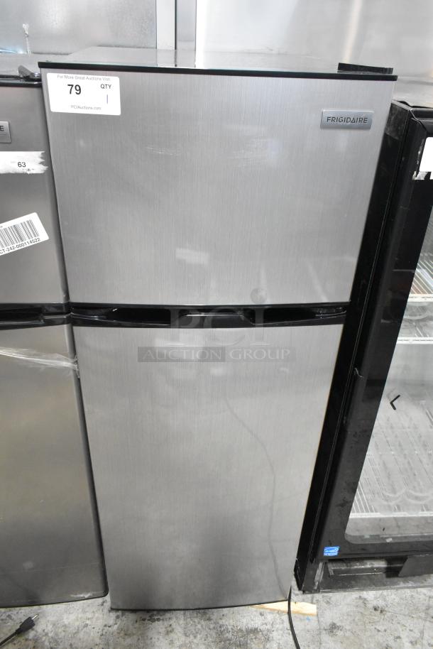 Frigidaire EFR780-B-6COM reach-in cooler with freezer, stainless steel finish, 115 volts, 1 phase, excellent condition.
