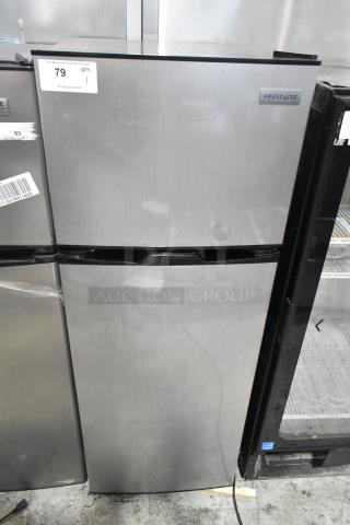 Frigidaire EFR780-B-6COM reach-in cooler with freezer, stainless steel finish, 115 volts, 1 phase, excellent condition.