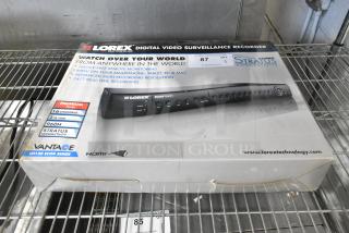 Lorex Digital Video Surveillance Recorder box, model LH150 ECO4 Series; features 16 channels, 2TB HDD, 960H resolution.