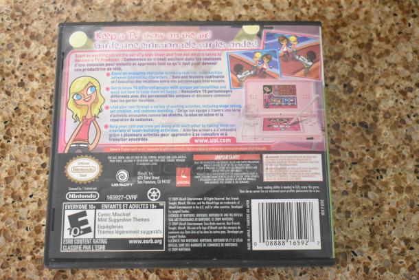 Nintendo DS "Best Friends Tonight" game case, shows instructions and Nintendo seal, rated Everyone 10+.