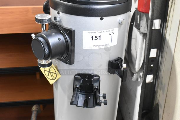 Celestron StarSense 22470 Explorer DOB Telescope, 203mm aperture, 1200mm focal length, features focus knob and mount, auction tag.