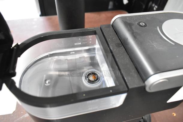 2024 Keurig Single Cup Coffee Machine, 120V, pristine condition, clear water reservoir with fill marks visible.