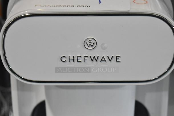 Chefwave CW-NMM Countertop Non Dairy Milk Maker, 120V, 1 Phase. White finish, Chefwave logo on front.